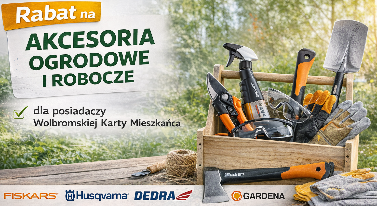 Rabat na akcesoria ogrodowe i robocze – Tomex Tomasz Herian