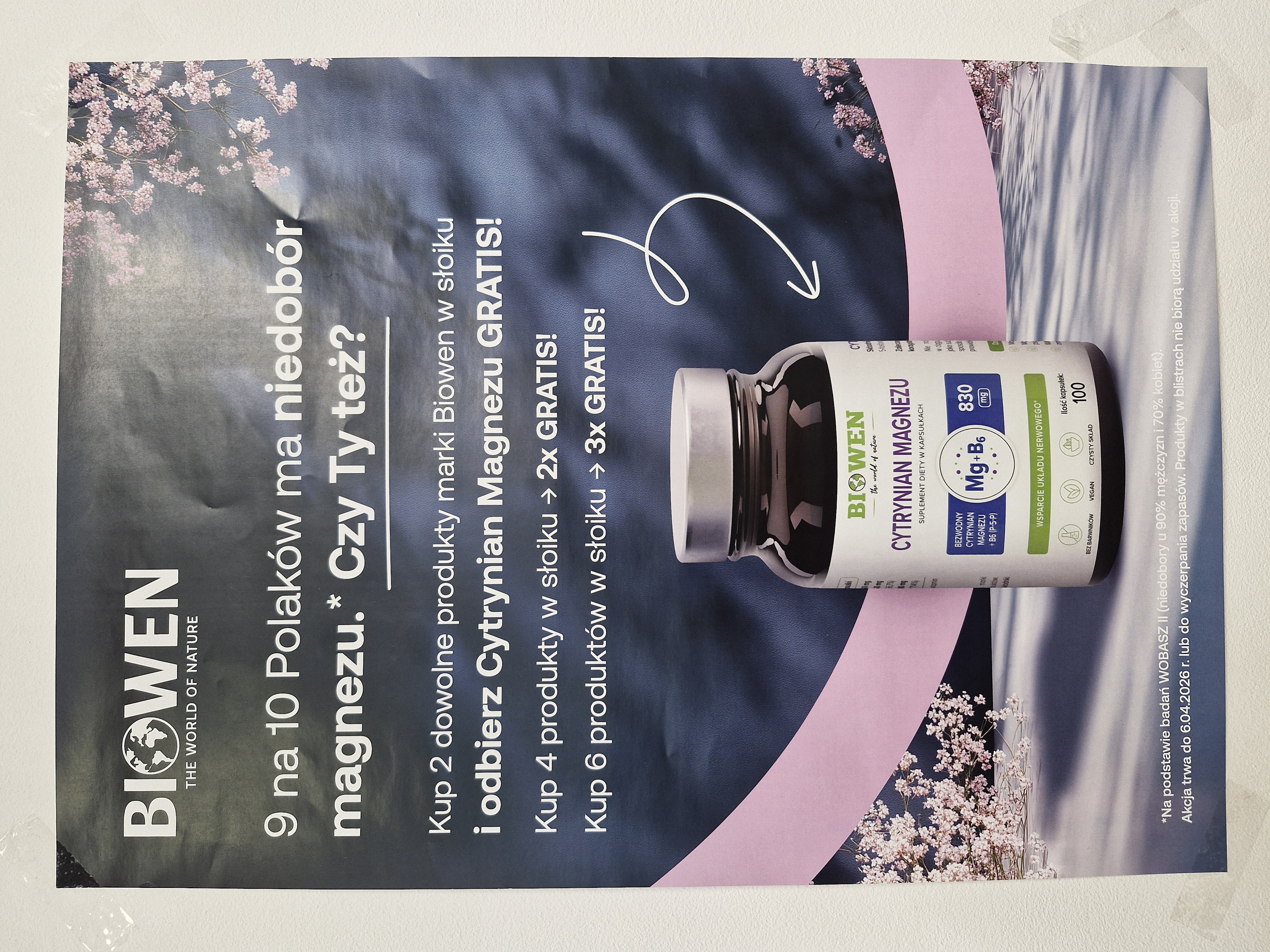 Cytrynian Magnezu marki Biowen gratis – Oregano - Studio Zdrowia Sklep Zielarsko-Ekologiczny Elżbieta Wójcik